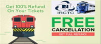 IRCTC: 100% refund on ticket cancellation policy....